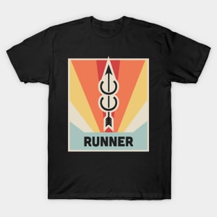 RUNNER | Vintage Cross Country Poster T-Shirt